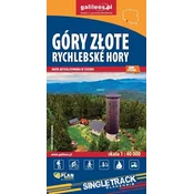 shumee Zlate gore / Rychlebskie Hory 1:40.000. Turistična karta. Galilej