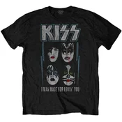 Kiss Majica Made For Lovin You Unisex Black XL