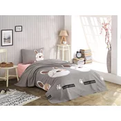 Hanah home Set Single prekrivac Tavsancik, 160x235cm, Siva