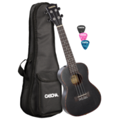 Koncertni ukulele Mahogany Black Premium Series Cascha