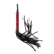 Argus Fetish Flogger Leopard Mali bic, Crveni