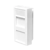 Logilink francuska prednja pločica, modularni umetak 22,5 x 45 mm, bijela