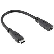 ROLINE 11029015 USB cable 0.15 m 3.1 (3.1 Gen 2) USB C Black