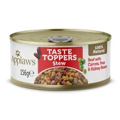Applaws Dog Taste Toppers Stew Goveda gulaš s mrkvom, graškom i mahunama 156 g