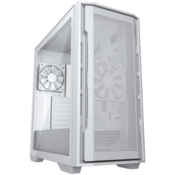 COUGAR | Uniface White| PC Case | Mid Tower/Mesh Front Panel/2 x ARGB Fans/TG Left Panel