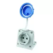 shumee Hermetična stenska vtičnica 16A 2P+Z 230V IP68 nadometna Schuko 1162