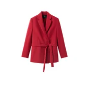MANGO Blazer IGUANA češnjevo rdeča