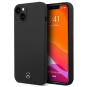 shumee Silikonski ovitek Mercedes Line - iPhone 14 Plus (črn)
