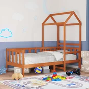 Set Dnevnog Kreveta 2 pcs Vosak smeda Cvrsto borovo drvo
