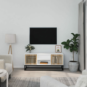 TV ormaric bijeli 105 x 30 x 45 cm od konstruiranog drva