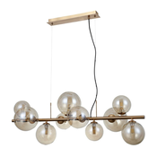 ITALUX PND-406007-10-HBR - Luster na sajli CANELLO 10xG9/5W/230V mesing