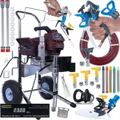 Rosfix Apex B Stand Pro Painting Unit – 2500W, 20MPa, 3.2L/min, Elektronska Regulacija Zencontrol | Mobilni Z Vročim Vlekom Barve, (5000212327)