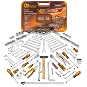 FORSTIME Kompletn set orodij 142 kosov 1/4, 3/8 in 1/2