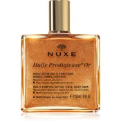 NUXE večnamensko suho olje z bleščicami za obraz telo in lase Huile Prodigieuse OR, 50ml