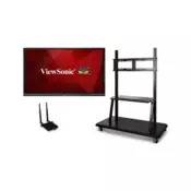 VIEWSONIC IFP7550-E2 - 75” ViewBoard® 4K Ultra HD Interactive Flat Panel Bundle