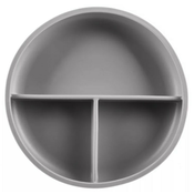 Zopa Silicone Divided Plate tanjur s pregradama s vakuumskim držacem Dove Grey 1 kom