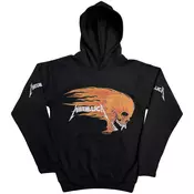 Metallica Worn Pushead Flaming Skull (Back Print) Black L Kapuco