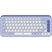 LOGITECH POP ICON KEYS - LILAC - US INTL - BT - INTNL-973