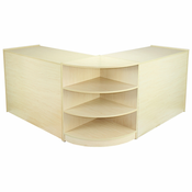 MONSTER Komplet prodajnih pultov in maloprodajnih vitrin Venus Maple, (21571247)