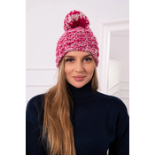 Kesi Cap with fleece Fiona K275 fuchsia + light powder pink