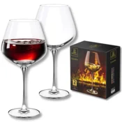 shumee Wilmax kozarci za vino Chardonnay, komplet 2 kosov, 880 ml, kozarci za belo vino, za dolge pijače, kozarci za belo vino, primerni za pomivanje v pomivalnem stroju