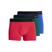 JACK & JONES Boksarice modra / zelena / rdeča / črna
