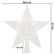 Springos CA1280 BOŽIČNA OKRASNA ZVEZDA 19,5 x 20,5 CM