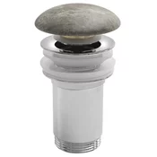 Odtok za umivalnik 5/4, click-clack, keramični čep, 10-50 mm, breccia marmor - Rjava - Sapho - 24 - Medeninasti - Lepilo - Drugo - 3-delne tuš kabine - 5/4 - 14