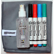 MagPaint SketchKit, set izdelkov za uporabo na piši briši površinah