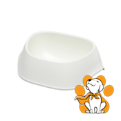 Moderna Sensibowl Large Soft White 1200ml, Posuda Za Kucne Ljubimce