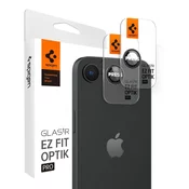 Spigen EZ Fit Optik Pro zaščitno steklo za kamero, za iPhone 16e, črno, 2/1 (AGL09279)