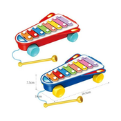 BBO igracka metalofon za bebe - rocket 18m+ (he8040) ( HE8040 )