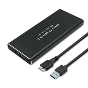 Ohišje za disk M.2 SATA SSD in USB 3.0