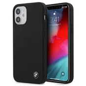 Bmw Etui BMW Silicone Signature za iPhone 12 mini - črno