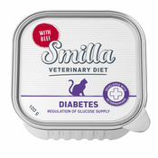 14 + 2 gratis! 16 x 100 g Smilla Veterinary Diet - Diabetes govedina