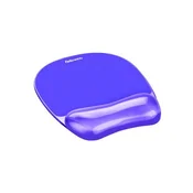 Gel podloga za miško, FELLOWES Crystal™ Gel, vijolična