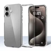 Silikonski ovitek za Apple iPhone 16, prozoren