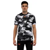 Venum Muška sportska majica UFC Zenith Authentic Fight Week, Kratak rukav, Bela