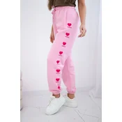 Cotton pants Amour pink
