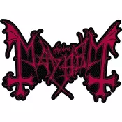 Mayhem Logo Cut Out Našitek za šivanje