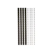 Fellowes 6 mm plastična spirala, za 10-20 listov, črna
