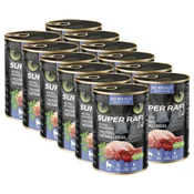 Super Rafi Cat Adult P&F Quail and Rabbit liver 12 x 400 g