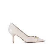 Nine West Čevlji z visoko peto CWBFS128-06 Écru