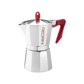 Pedrini Kaffettiera Briljantno rdeča (različne velikosti) Objem v? porcích: 4 porce