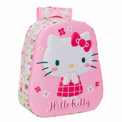 Djecji 3D Ruksak Hello Kitty Zelena Roza 27 x 33 x 10 cm