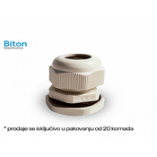 BITON ELECTRONICS Uvodnik PG 16 PVC ( 20 komada ) (9226)
