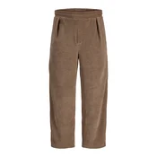 JACK & JONES Hlače z naborki JPSTEVAN rjava