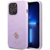 Guess iPhone 13 Pro Max 6,7 purple hardcase Saffiano 4G Small Metal Logo (GUHCP13XPS4MU)