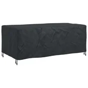 Vidaxl Prevleka za pohištvo Enobarvno Črna 200 x 110 x 70 cm 210D