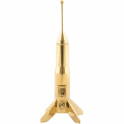 Svečnik za namizne sveče COSMIC DINER LUNAR, 17 cm, medenina, Seletti